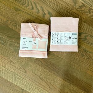 Pair of Ikea Pink Aina 20" Pillow Covers